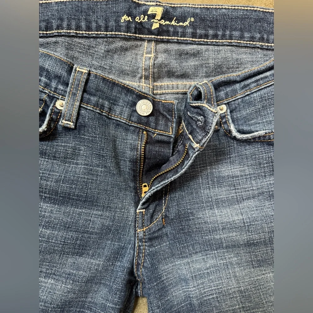 7 For All Mankind Dojo Bootcut Jeans Womens size 29 Rise 7.75